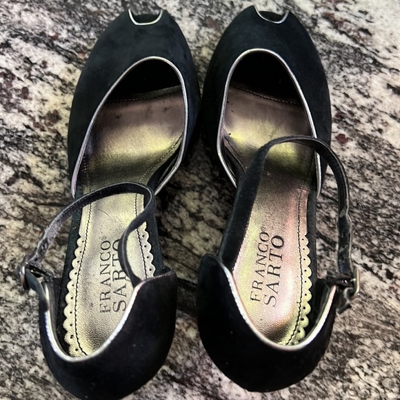 Franco Sarto Black Suede 9M - Picture 3 of 10